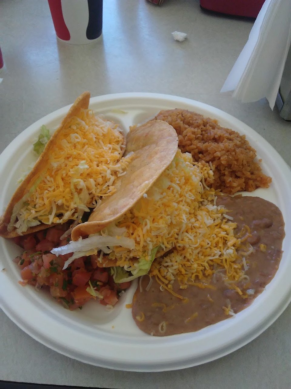 Enchilada and Taco Combo