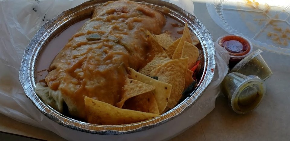 Wet Veggie Burrito No Cheese