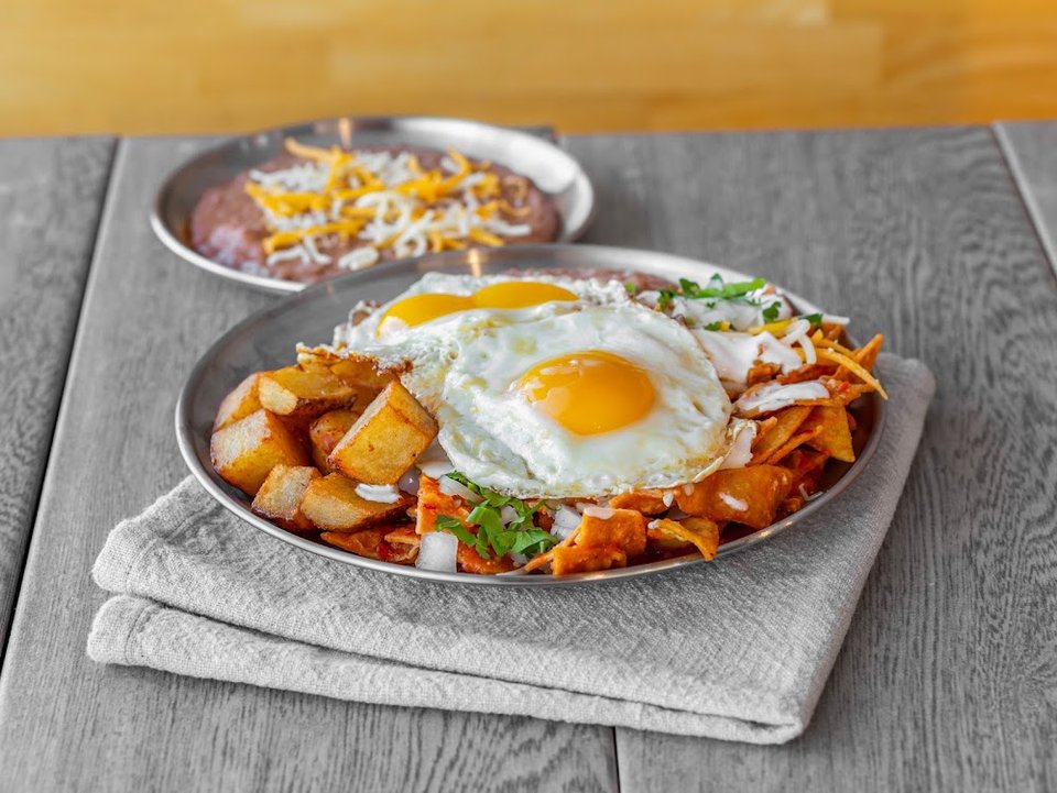 Chilaquiles Breakfast Plate